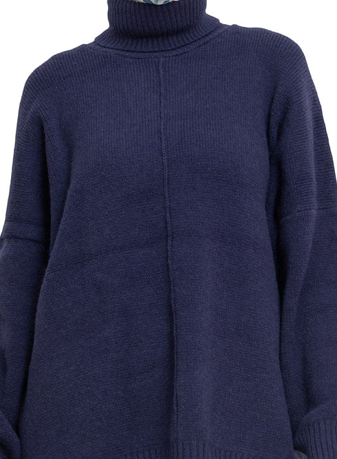 Medieval Blue Knit Suit - Khotwh